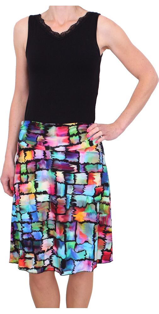 Dámská pohodlná sukně Scharf 22017 multicolor