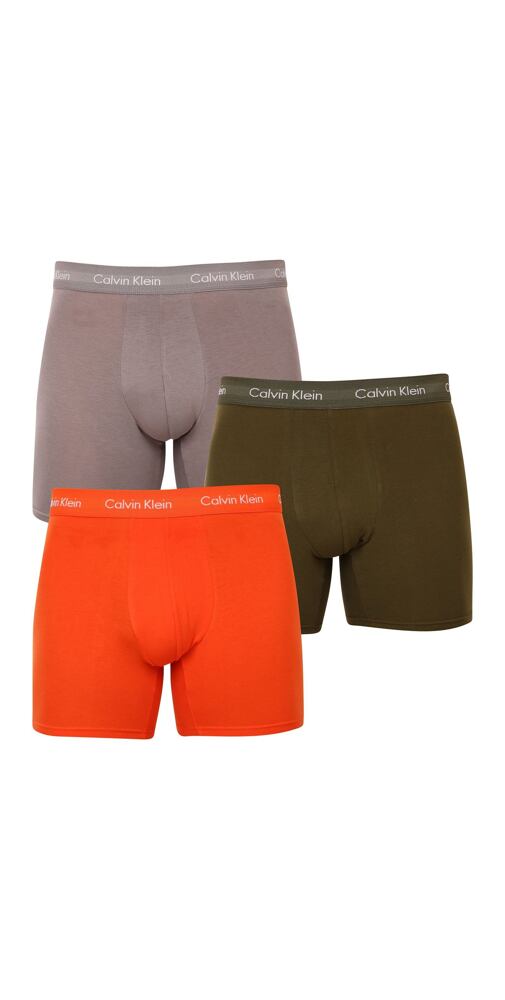Boxerky pro muže Calvin Klein NB1770A  6GL Cotton stretch 3pack