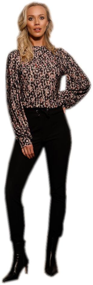 Volnočasové kalhoty Sophia Perla Nicky černé