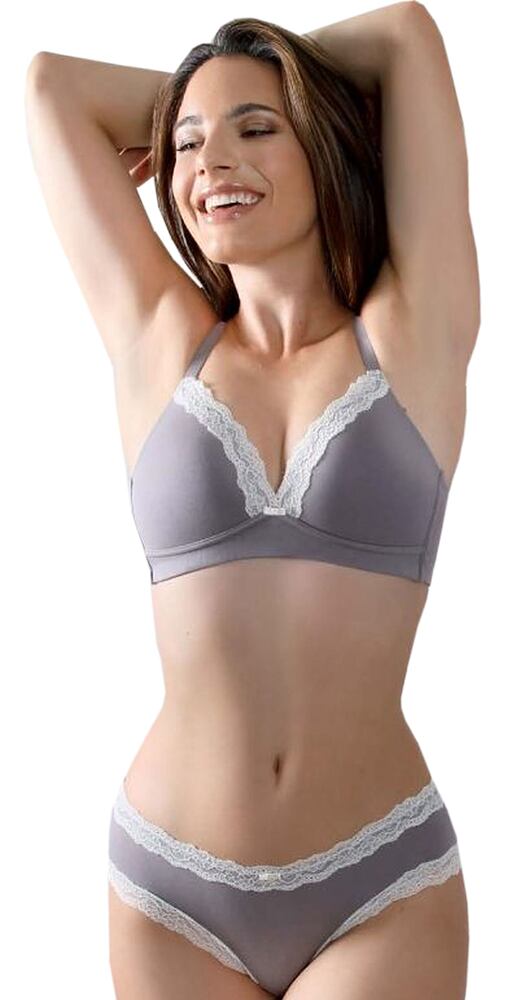 Soft podprsenka bez kostice Sassa 15386 taupe