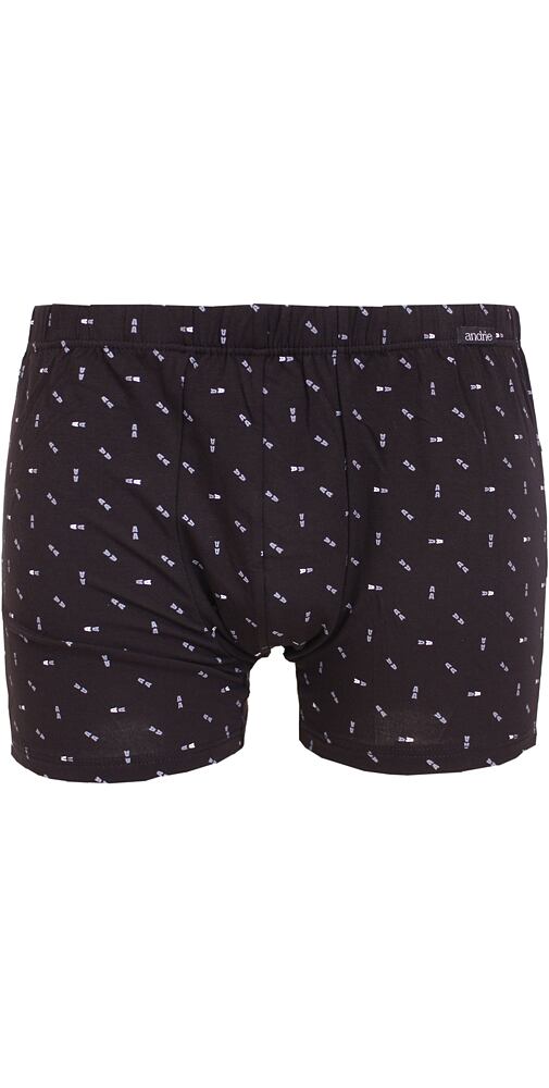 Mladistvé pánské boxerky Andrie PS 5733 černé