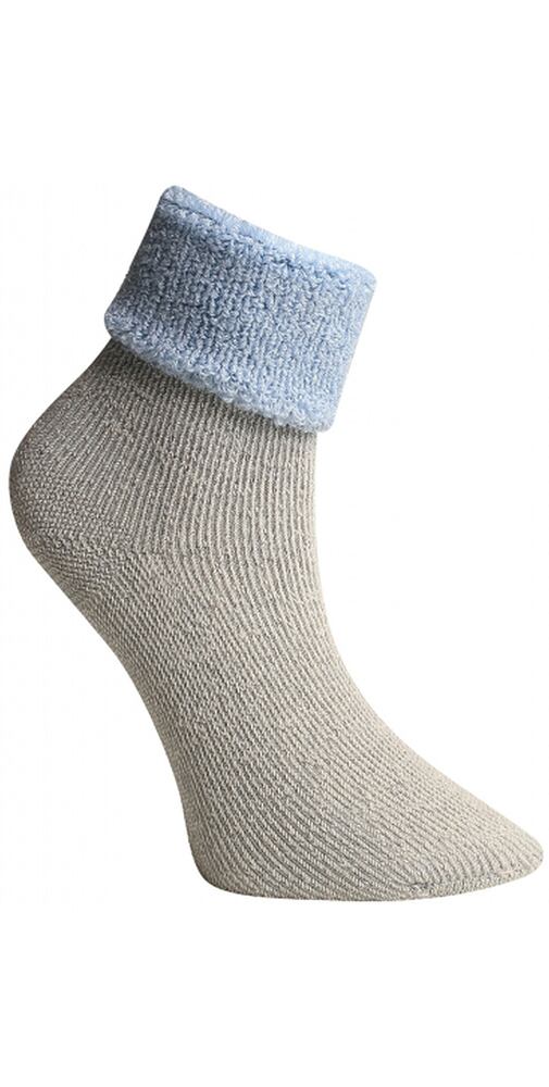 Ponožky Matex 608 Hermína Merino sv.modrá