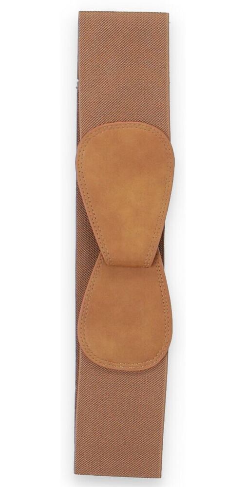 Dámský široký pásek s ozdobnou sponou MML-180 camel