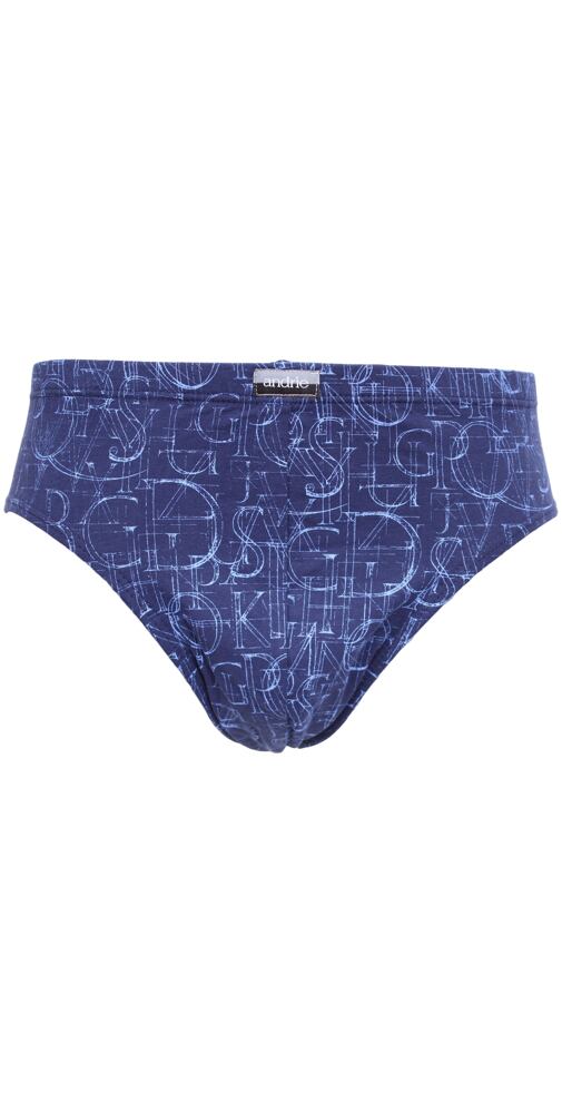Pánské slipy bavlna/lycra Andrie PS 3565 navy