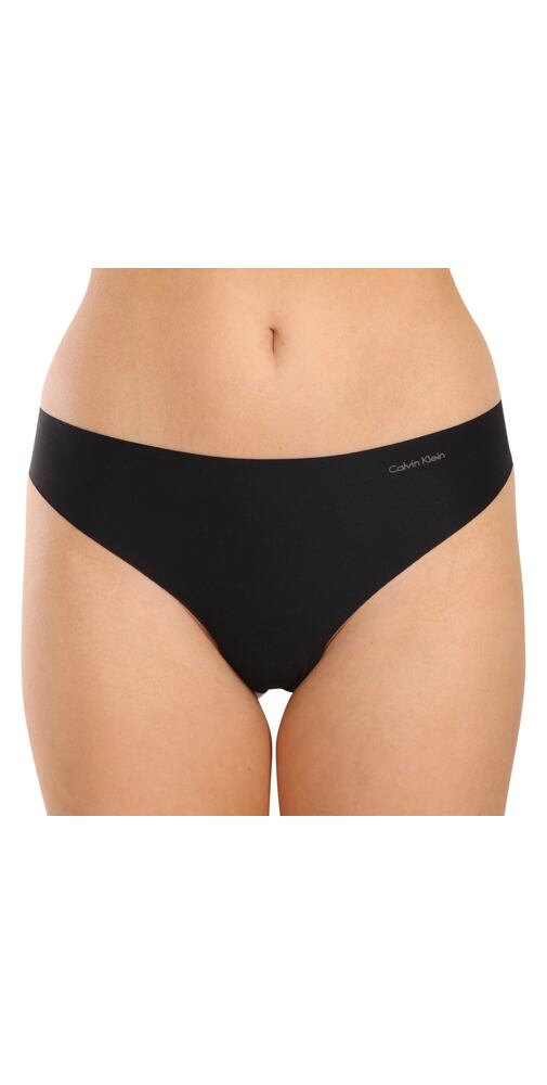 Tanga Calvin Klein Invisibles Micro černé