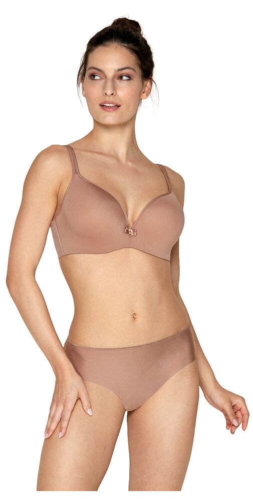 Bezešvá podprsenka BeautyBra Cinnamon Nude se skrytými kosticemi Timo 042840