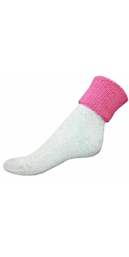 Ponožky s ovčí vlnou Matex Merino - fuchsia