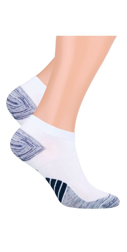 Bílé sportovní ponožky