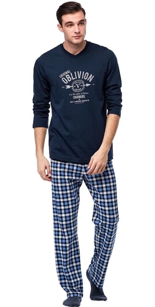 Tmavě modré pyžamo z kolekce Timon 7406