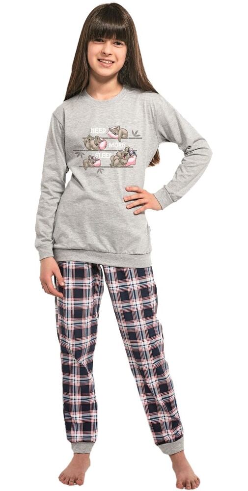 Bavlněné dívčí pyžamo s obrázky koaly