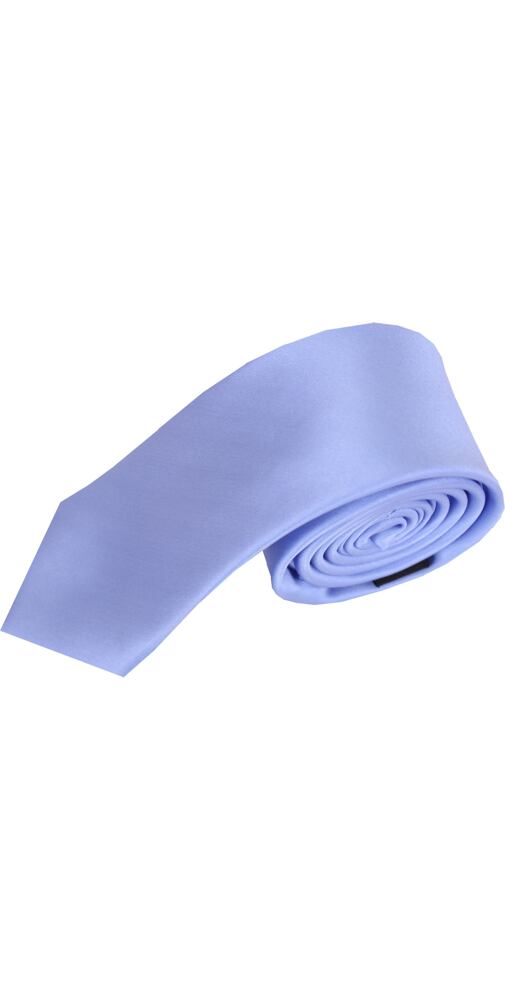 Hladká světlemodrá kravata bez vzorečku