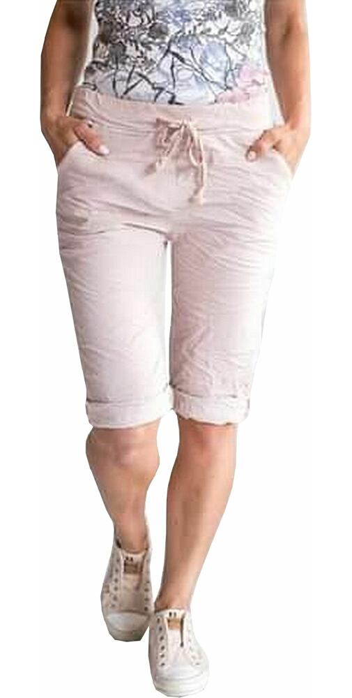 Volnočasové krátké kalhoty CoolFashion 2633 st.růžové