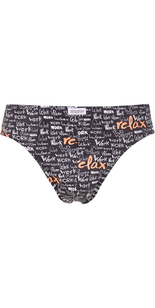 Pánské slipy s relaxačním tiskem Andrie PS 3542 