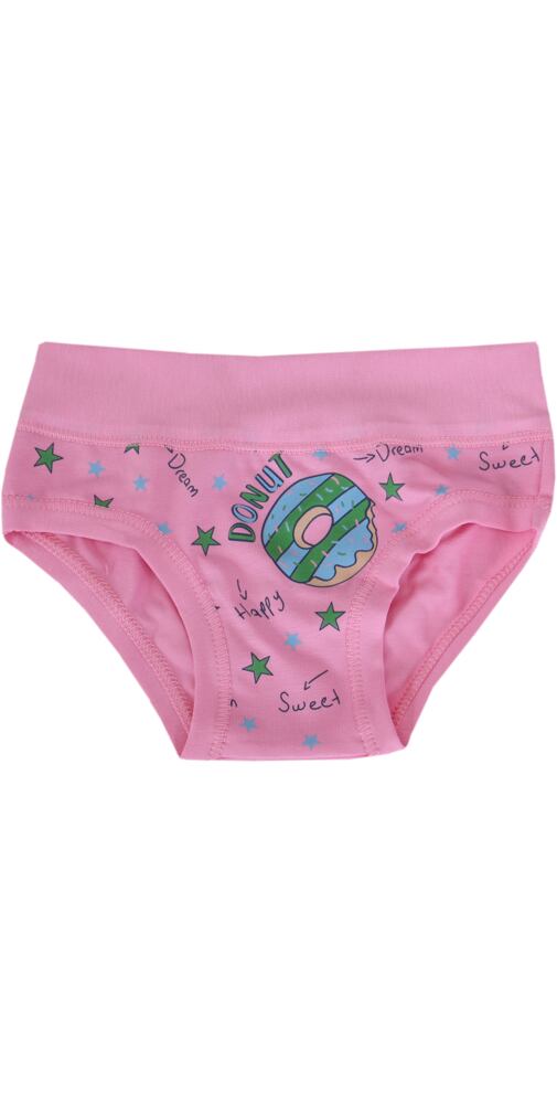 Bavlněné kalhotky s donuty Emy Bimba B2618 pink