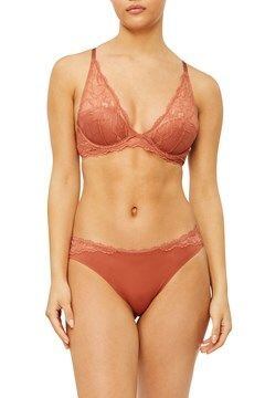 Luxusní podprsenka Calvin Klein Seductive Comfort QF6396E dusty copper