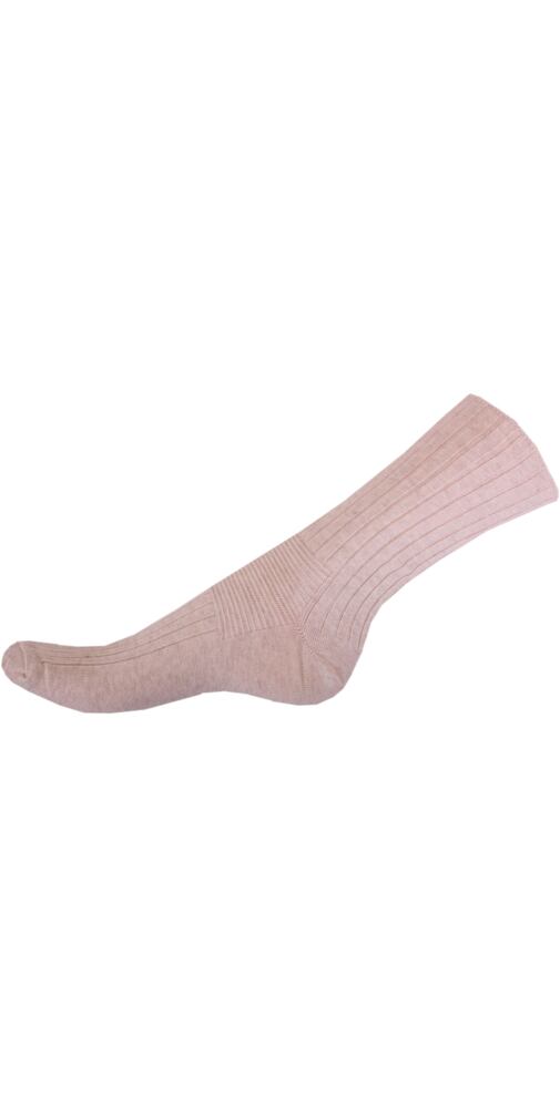 Zdravotní ponožky Gapo s řádkem písková