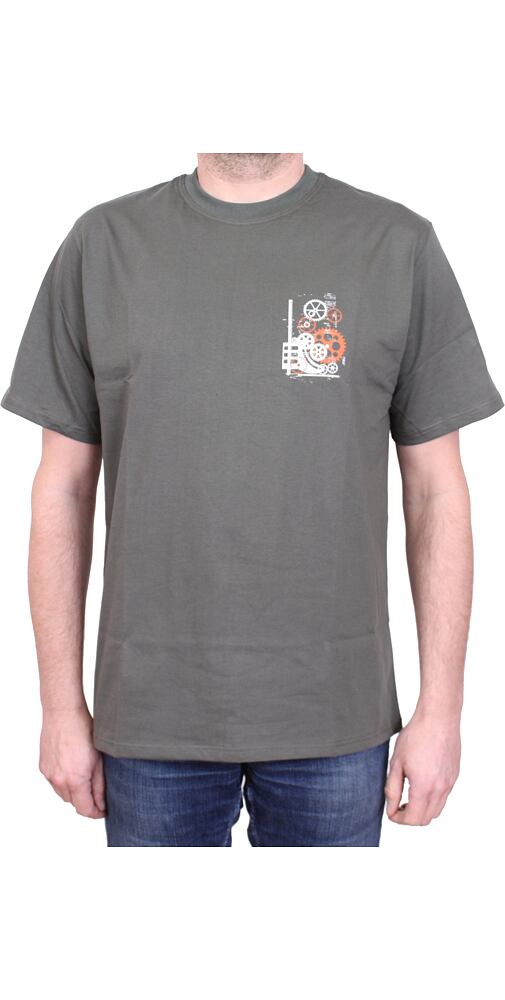 Pánské tričko s krátkým rukávem Orange Point 5242 khaki