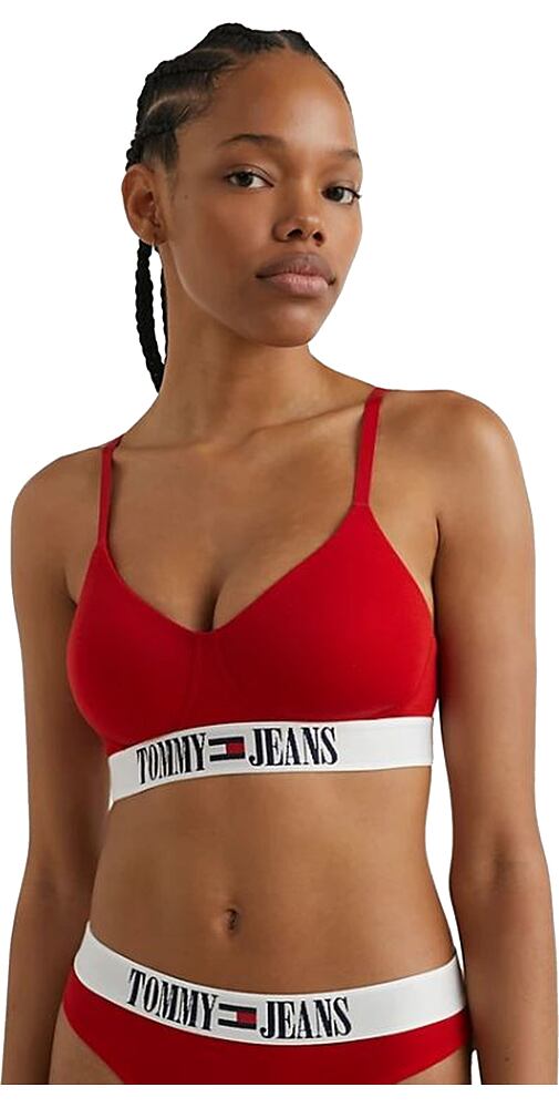 Sportovní podprsenka Tommy Hilfiger Bralette UW0UW004257 červená