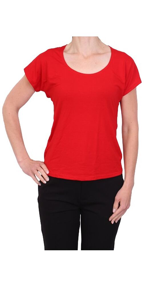 Dámské tričko Babell Inea  s krátkým rukávem červené