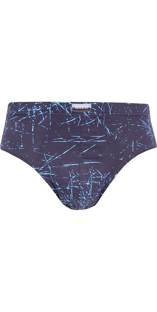 Pánské slipy bavlna/lycra Andrie PS 3564 navy