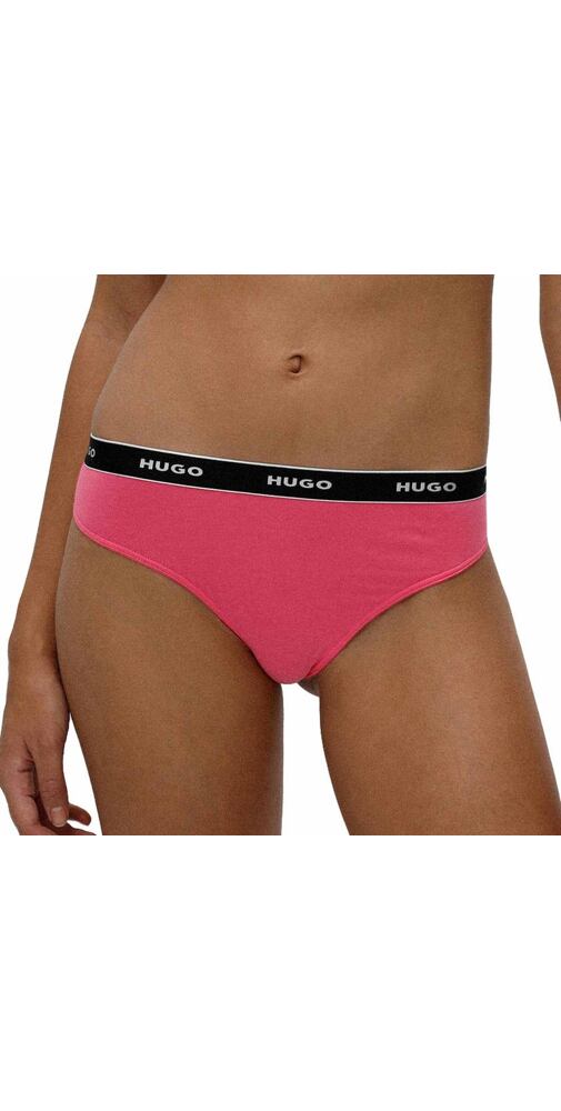 Dámská tanga Hugo 50480150 fuchsia