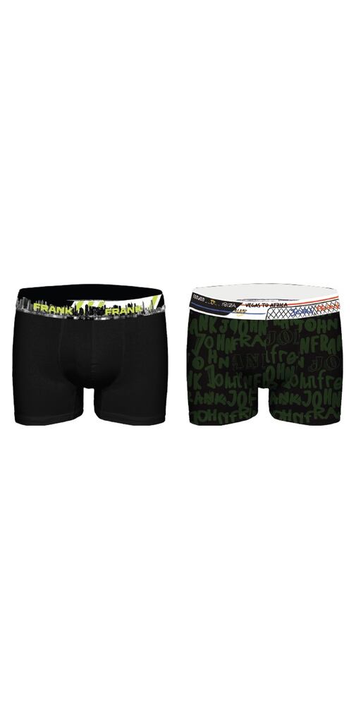 Pánské boxerky John Frank JF2BBID04 duo pack