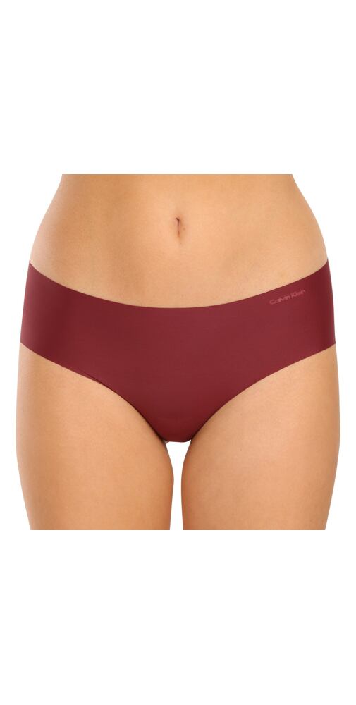Dámské kalhotky laserem střižené Calvin Klein QD5148E bordo