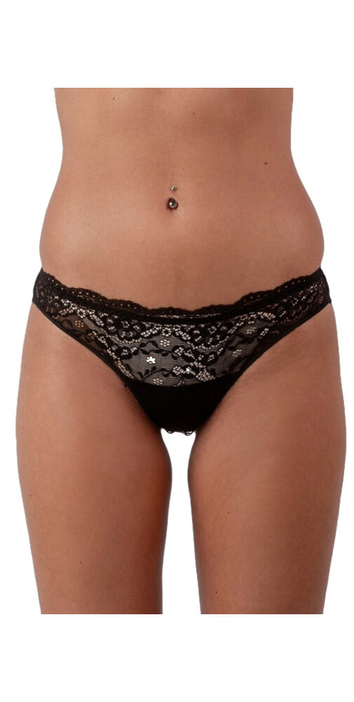 Brazilky s krajkou Lovely Girl 3591 černé