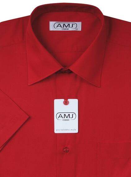 Košile AMJ Classic JK 76 - červená