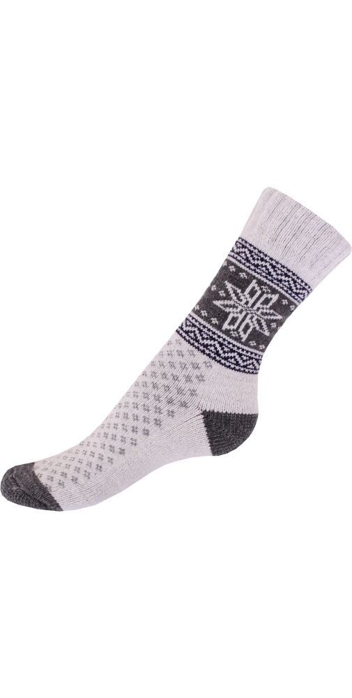 Ponožky s ovčí vlnou Matex Cicero 732 šedé