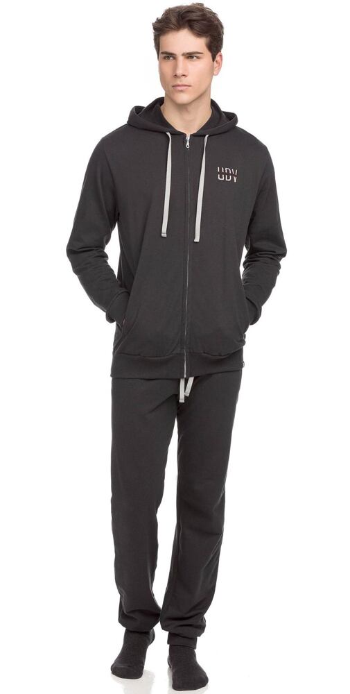 Domácí komplet pro muže Vamp! 15741 dark gray