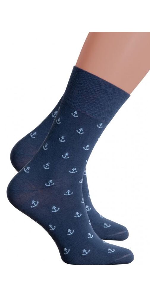 Pánské společenské ponožky Steven 170056 tm.jeans