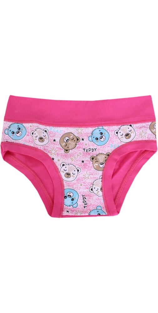 Dívčí kalhotky s obrázky Emy Bimba B2599 rosa fluo