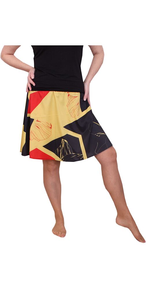 Sukně Fashion Mam 654 černožlutá