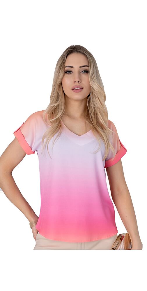 Dámská duhová halenka M. Hajdan 1185  