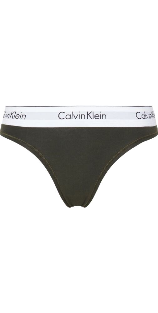 Kalhotky Calvin Klein Carousel F3787E tm. olivová