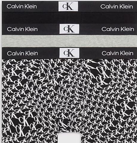 Boxerky Calvin Klein 3 pack 1996 NB3528E JGN