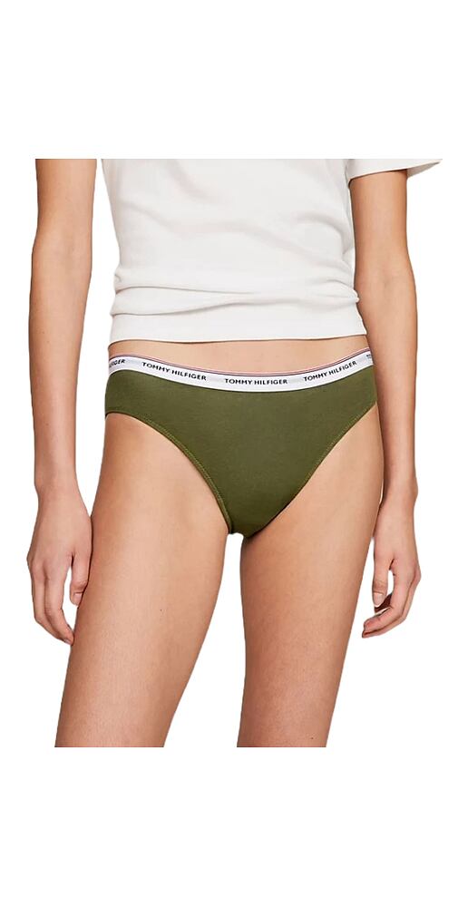 Dámské kalhotky Tommy Hilfiger UW0UW04895 olivová
