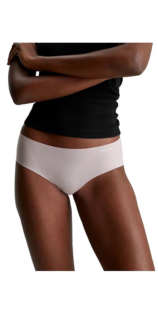 Dámské kalhotky Invisibles Micro Calvin Klein QD3557E steel grey