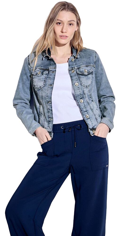 Dámská džínová bunda CECIL 212076 light blue