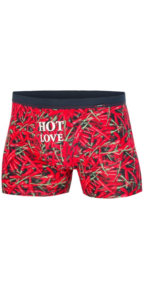 Boxerky s tiskem chilli papriček
