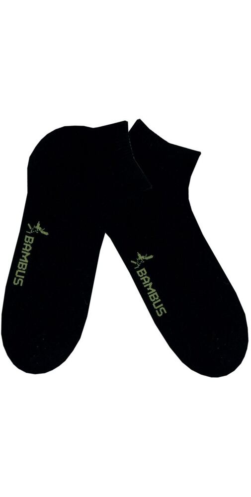 Černé ponožky s bambusovým vláknem