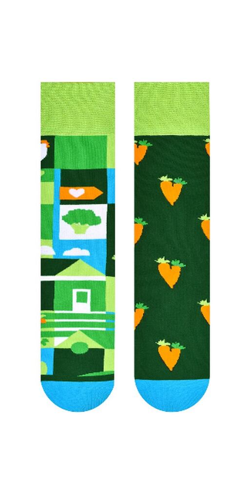 Nápadité pánské ponožky More 4079  zelené