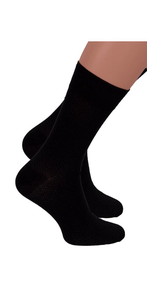 Pánské společenské ponožky Steven 103056 černé