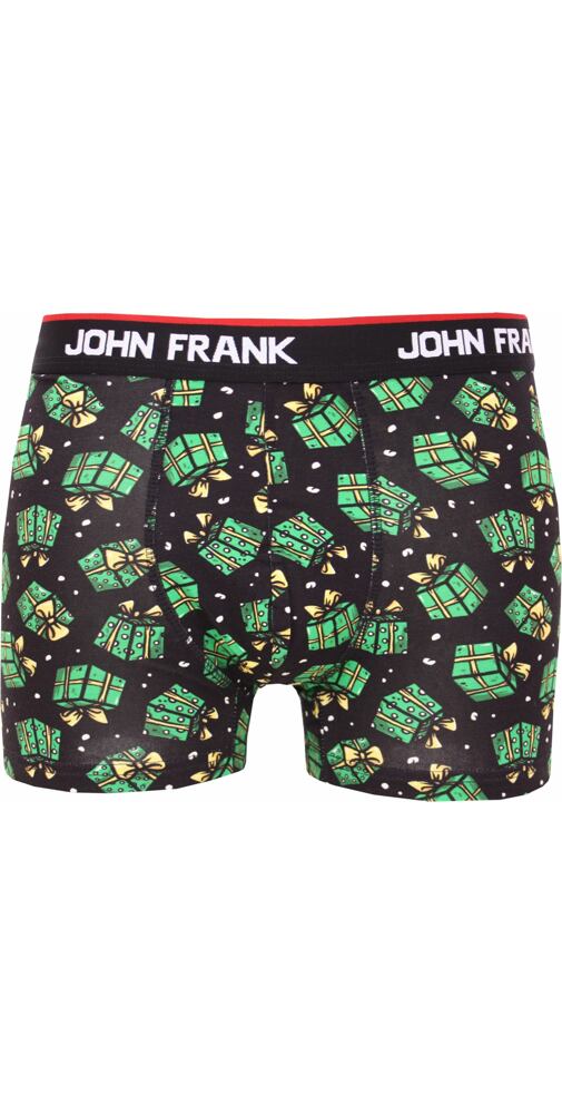Boxerky pro muže s barevným potiskem John Frank gift box