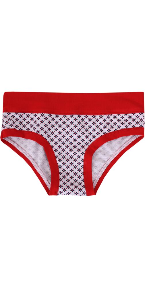 Bavlněné kalhotky pro holčičky Emy Bimba B2445 vzor red