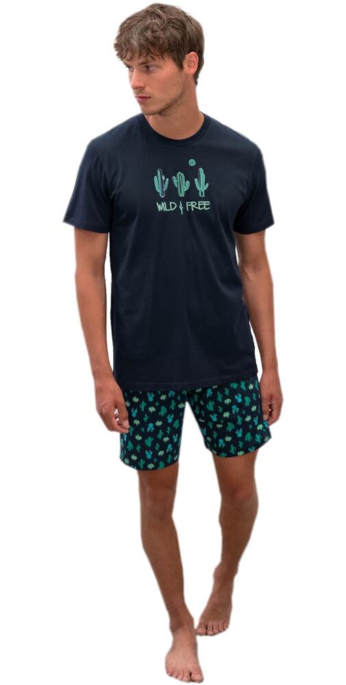 Vamp! Darwin krátké pyžamo pro muže 16661 blue