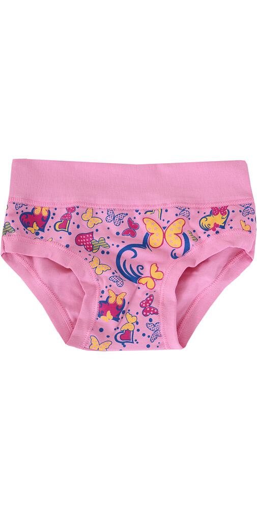 Bavlněné kalhotky s motýlky Emy Bimba B2508 pink