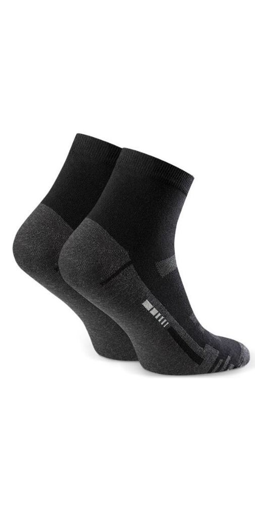 Kotníčkové ponožky pro muže Steven 269054 černé