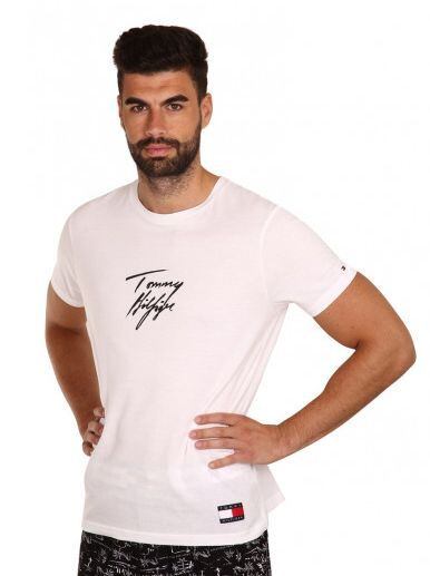 Pánské tričko Tommy Hilfiger UM0UM01787 0W2 bílé
